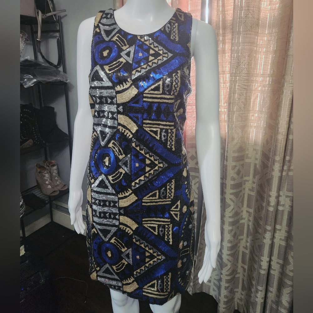 Romeo & Juliet Couture Sequin Encrusted Body-Con Dress NWT Size L